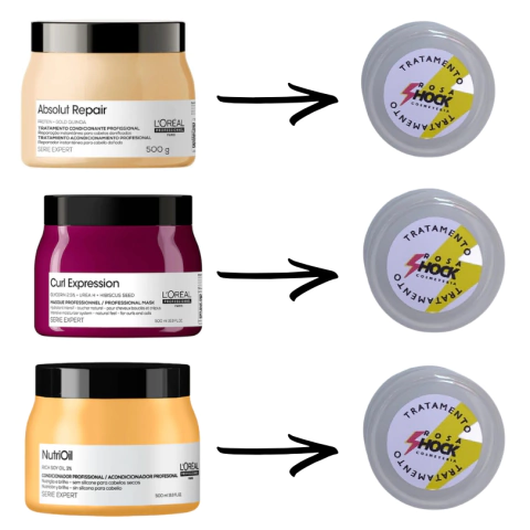 Cronograma LOREAL 3 Máscaras Absolut Repair, Curl Expression e NutriOil Cabelos Cacheados/Ondulados Com Menos Frizz e Mais Definição Refil 50g cada - comprar online