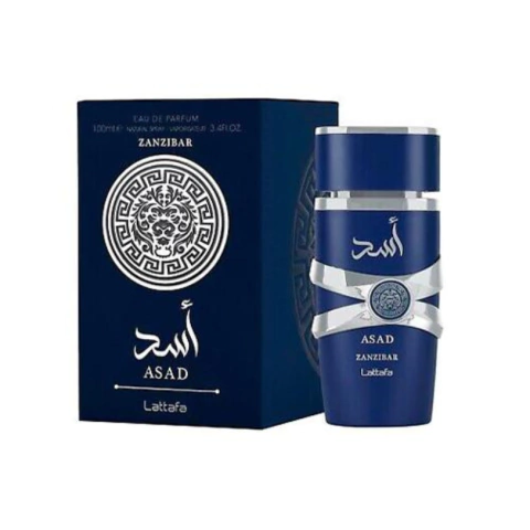 Perfume Árabe Asad Zanzibar Lataffa 100mL - comprar online