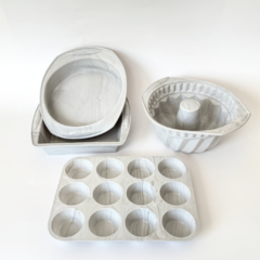 Molde redondo de silicona efecto Mármol - comprar online