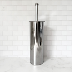 Escobilla para baño acero inoxidable Silver