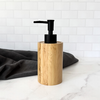 Dispenser de jabón/detergente redondo Wooden