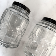 Set x2 frascos vidrio Vitraux 1800ml en internet
