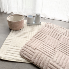 Alfombra de baño Lines Off White en internet