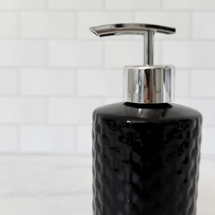Set de baño x3 piezas cerámica Ratán Negro en internet