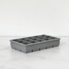 Cubetera de silicona gris Cubo x15 cubitos