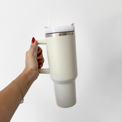 Vaso quencher acero 1140ml Crema - comprar online