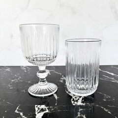 Set x6 vasos de vidrio Stripes - tienda online