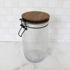 Frasco de vidrio hermético 1500ml Acacia en internet