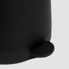Cesto redondo siliconado cierre soft 5lts Negro - comprar online