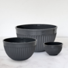 Set x3 bowls plásticos color gris Lincoln