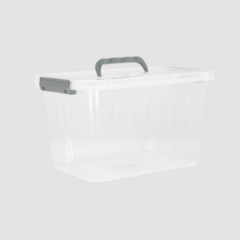 Caja organizadora apilable con traba 24lts - comprar online