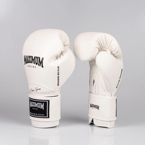 Luvas de Boxe Maximum Classic White - comprar online
