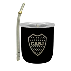 Mate De Acero Inoxidable Térmico Doble Capa+ Bombilla Chata Equipos - Global Ross