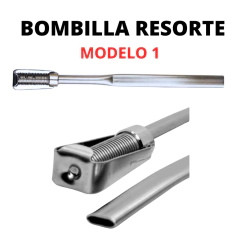 BOMBILLA DE ACERO INOXIDABLE CON RESORTE en internet