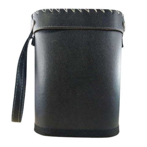 Bolso Matero Porta Termo Rígido Con Tapa Eco Cuero - comprar online