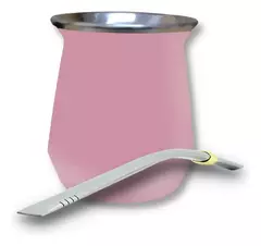 Mate doble capa con bombilla acero inoxidable en internet