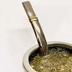 Mate Acero Inoxidable + Bombilla Acero Inoxidable + Yerbera - tienda online