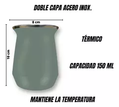 Imagen de Mate Acero inoxidable doble capa x 150 ml