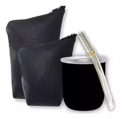 Mate Acero Inoxidable + Bombilla Acero Inoxidable + Yerbera - comprar online