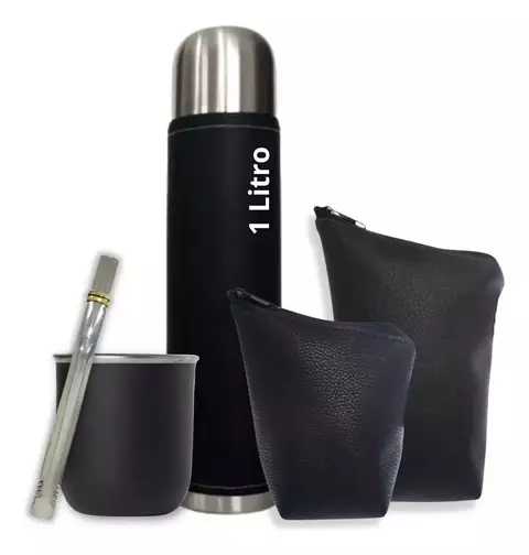 Set Matero (Mate Bombilla Yerbero y azucarera, Termo Doble Capa) - comprar online