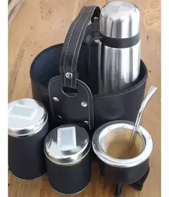 Imagen de Canasta Matera Eco cuero Agarre Flexible