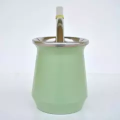Imagen de Mate doble capa con bombilla acero inoxidable