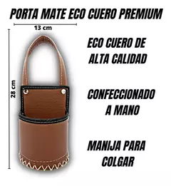 Porta Mate Auto Eco Cuero Matero Camión Camping en internet