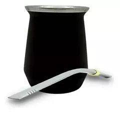 Mate doble capa con bombilla acero inoxidable - comprar online