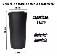 Vaso Fernetero Aluminio Fernet Cerveza X10 Unidades Gaseosa en internet
