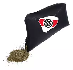 Yerbera Eco Cuero Matero Yerba Mate Bolso Equipos