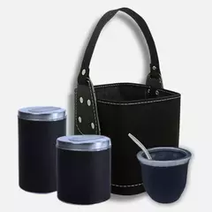 Set Matero Juego De Mate Canasta Yerbero Azucarero Bombilla - comprar online