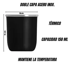 Set Matero Equipo De Mate Bombilla Yerbero Termo Doble Capa en internet