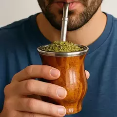 Mate Camionero Lapacho Laqueado Virola De Acero Inoxidable en internet