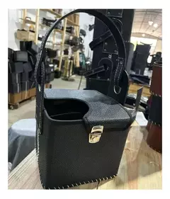Canasta Matera eco cuero con Tapa Y División Porta Termo - tienda online