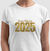 Camiseta Branca Ano Novo 2025 na internet