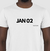 Camiseta Branca USOTDS 365 Dias DATA JAN 02 - comprar online