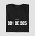 Camiseta Metas 1 a 365 - loja online