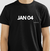 Camiseta PRETA USOTDS 365 Dias DATA JAN 04 - loja online