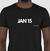 Camiseta PRETA USOTDS 365 Dias DATA JAN 15 - comprar online