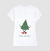 Camiseta Feminina de Natal - Arvore Feliz