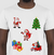 Camiseta Branca de Natal Chegada - comprar online