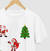 Camiseta Branca de Natal Chegada - loja online