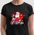 Camiseta De Natal Papai Noel Chegando de Moto na internet