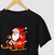 Camiseta De Natal Papai Noel Chegando de Rena na internet