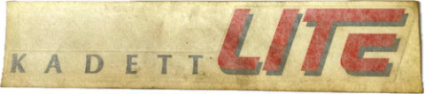 Emblema Adesivo Porta Kadett Lite Original 93223623