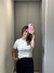 blusa malha modal - loja online