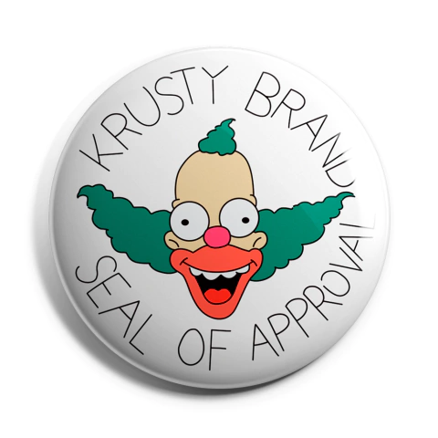 Pin de Los Simpson - Krusty