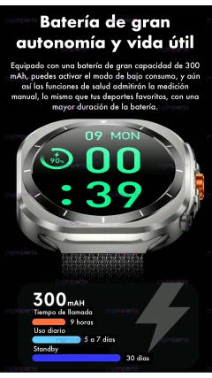 Reloj Smartwatch Z7 Ultra Outdoor Brújula Mujer Hombre - tienda online