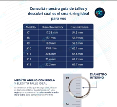 Anillo Inteligente V3 con superficie esmerilada (ideal para mujeres) - comprar online