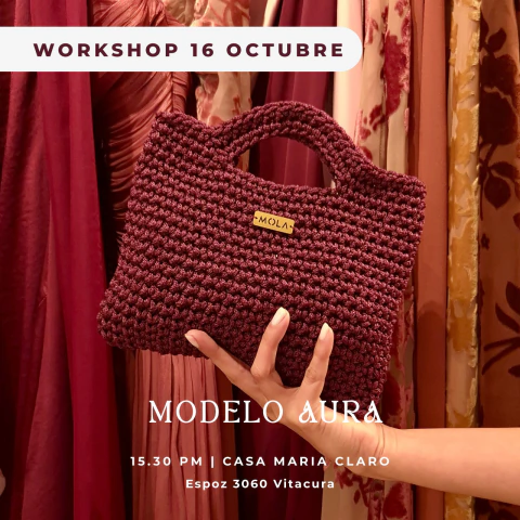 WORKSHOP CROCHET - 16 Octubre - 10 cupos